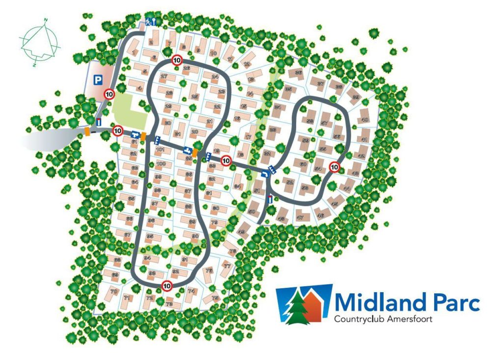 Plattegrond Midland Parc